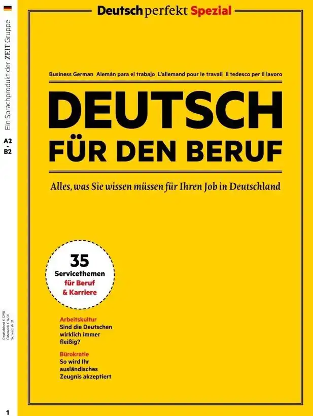 Deutsch Perfekt Spezial 2019  01 Deutsch für den Beruf